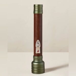 NWT Hearth & Hand Green and Brown LED Flashlight